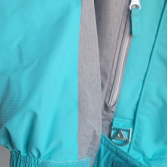 Aqua and Gray Kids Jacket - Picture 11 of 13